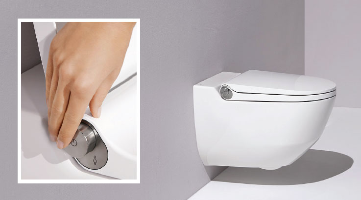 Toalety Laufen s bidetovou sprškou, maximální hygiena bez kompromisů
