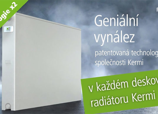 Geniální vynález x2: Patentovaná technologie x2 společnosti Kermi v každém deskovém radiátoru Kermi