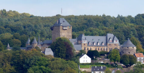 Vysokotlaké zařízení Krake na hradě Burg