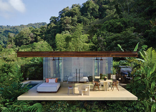 Materiály i barvy kostarické džungle použila architektka Dagmar Štěpánová ve vilách nad Pacifikem